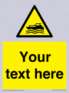 Custom Warning motorised watercraft